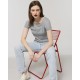 Vrouwen-T-shirt Stella Jazzer heather grey L