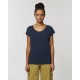 Vrouwen-T-shirt Stella Rounder Slub french navy L