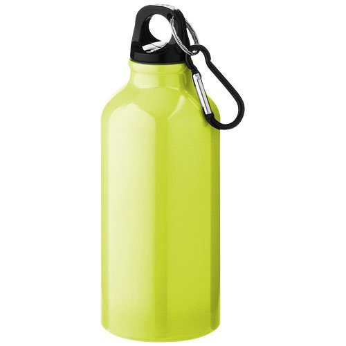 Farbe Aluminium Trinkflasche mit Karabinerhaken weiß Sportflasche 500ml 