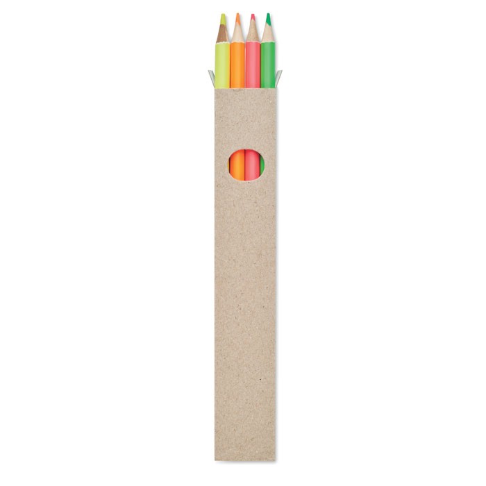 BOWY 4 Textmarker-Buntstifte, Multicolour