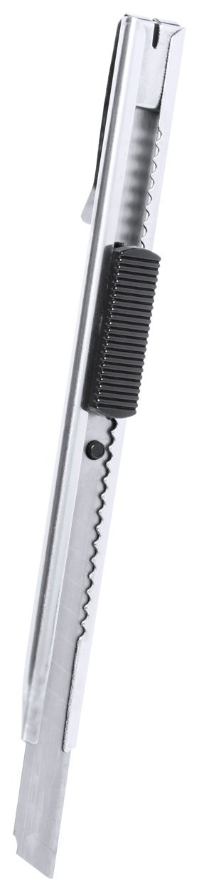 Metmaxx® Rettungsmesser Cut&Rescue schwarz/silber bedruckt als  Werbeartikel 508310052