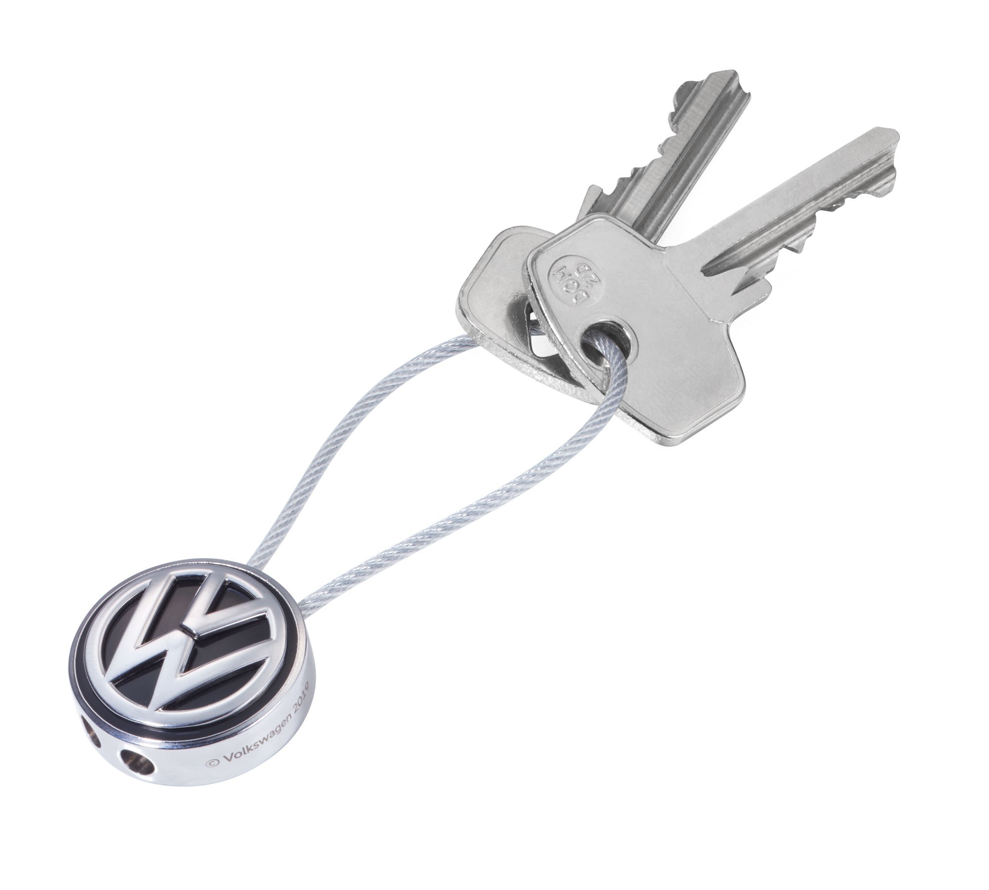 Schlüsselanhänger VW LOOP VOLKSWAGEN bedruckt als Werbeartikel 876516323