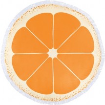 Strandhandtuch Barca aus Mikrofaser (160 g/m²) - Orange