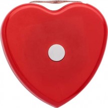 BMI Massband Heart - Rot
