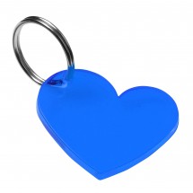 Schlüsselanhänger Herz, trend-blau