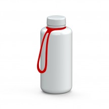 Trinkflasche "Refresh" Colour inkl. Strap, 1,0 l, weiß/weiß