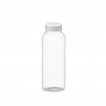 Trinkflasche Carve "Refresh" klar-transparent 0,7 l, transparent/weiß