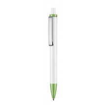 Kugelschreiber EXOS II - weiss/Apfel-grün