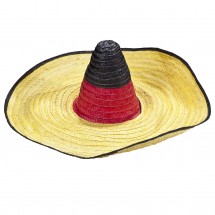 Sombrero Deutschland, schwarz/rot/gelb