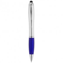 Nash Stylus-Kugelschreiber - silber / blau