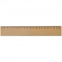 Holzlineal 20cm - Holz