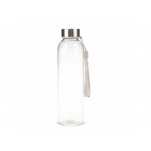 Trinkflasche aus Glas 500ml, Transparent