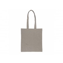 Einkaufstasche aus recycelter Baumwolle 38x42cm, Hellgrau