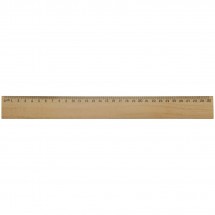 Holzlineal 30cm - Holz