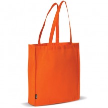 Non Woven Tasche mit Bodenfalte - Orange