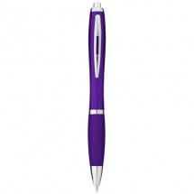 Nash Kugelschreiber mit farbigem Schaft und Griff - lila