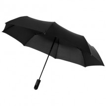 21,5 Traveler Schirm mit 3 Segmenten, automatisches Öffnen und Schließen - Schwarz