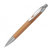 Kugelschreiber Bambus mit spitzem Clip - beige