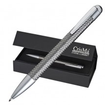 Kugelschreiber aus Metall - grau