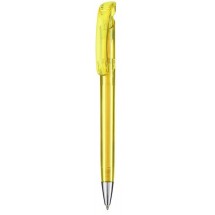 Kugelschreiber BONITA TRANSPARENT - ananas-gelb transparent
