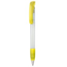 Kugelschreiber SOFT CLEAR FROZEN-frost-weiss TR/FR/ananas-gelb TR/FR