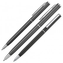 Kugelschreiber Slim Line aus Kunststoff - schwarz