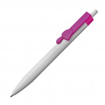 Kugelschreiber mit Clip Fingerzeig - pink