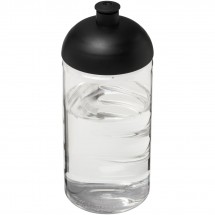 H2O Bop® 500 ml Flasche mit Stülpdeckel - transparent/schwarz