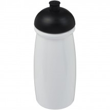 H2O Pulse® 600 ml Sportflasche mit Stülpdeckel - weiss/schwarz