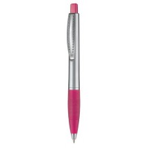 Kugelschreiber CLUB SILVER - magenta-pink transparent