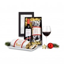 Geschenkset: Rotwein & Stollen
