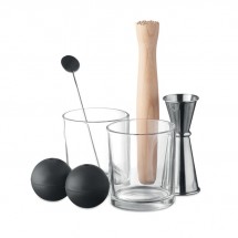 350.271615_NIGHT Cocktail-Set, Dull silver