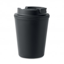 350.272046_TRIDUS Becher recyceltes PP 300 ml, Black
