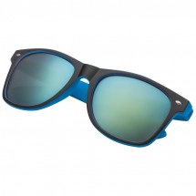 Sonnebrille bicolour mit verspiegelten Gläsern - blau