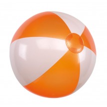 Aufblasbarer Strandball ATLANTIC - orange/weiß