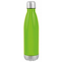 Vakuum-Trinkflasche GOLDEN TASTE doppelwandig - grün/silber