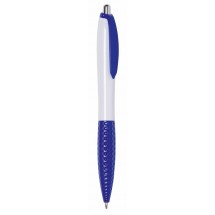 Kugelschreiber JUMP - blau/weiß