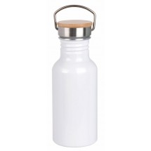 Aluminium Trinkflasche ECO TRANSIT - weiß