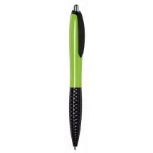 Kugelschreiber JUMP - apfelgrün/schwarz