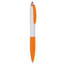 Kugelschreiber JUMP - orange/weiß