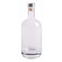 Glas-Trinkflasche PEARLY - transparent