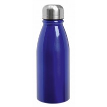 Aluminium Trinkflasche FANCY - blau/silber