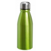 Aluminium Trinkflasche FANCY - apfelgrün/silber