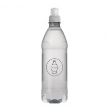 Quellwasser 500 ml mit Sportverschluß - Transparent/Transparent