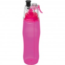Sporttrinkflasche mit Sprayfunktion , pink
