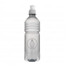 Quellwasser 500 ml mit Sportverschluß - Transparent/Transparent