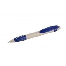 Metmaxx® Kugelschreiber "PureLogo" beige/blau  Wheat Straw