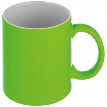 Kaffeetasse in Neonfarben - grün