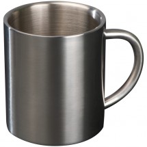 Tasse aus Metall - grau