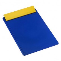 Schreibplatte DIN A4 - blau/gelb